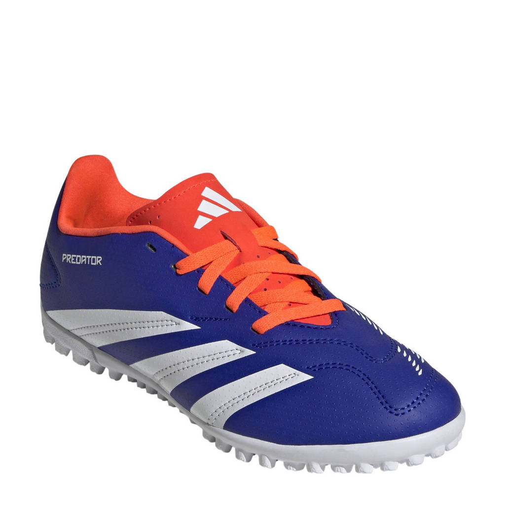 adidas Predator Clubjunior voetbalschoenen blauw/wit/rood