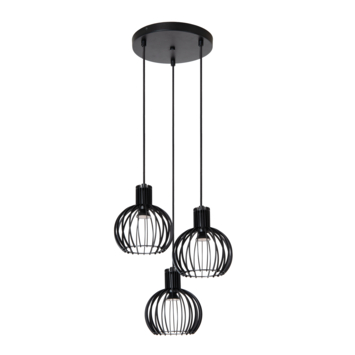 Lucide hanglamp Mikaela zwart