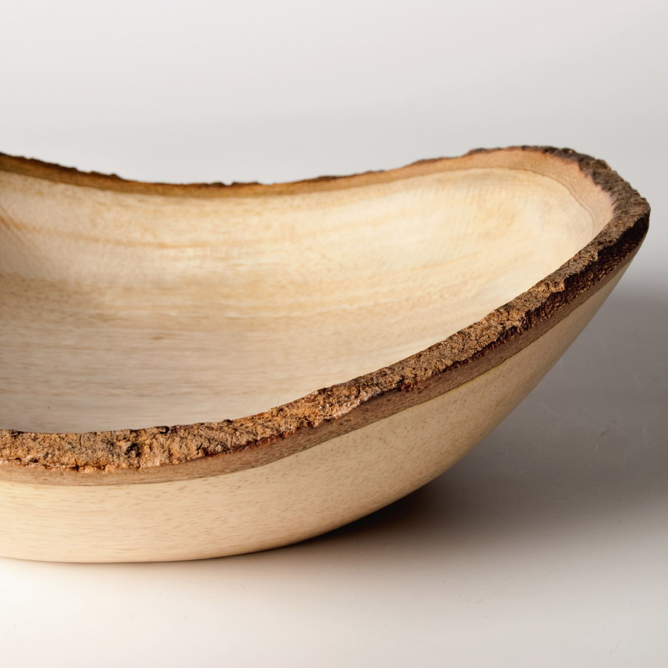 Schale mit Rinde, natur, Ø 23 cm, H 8 cm von fischer's lagerhaus