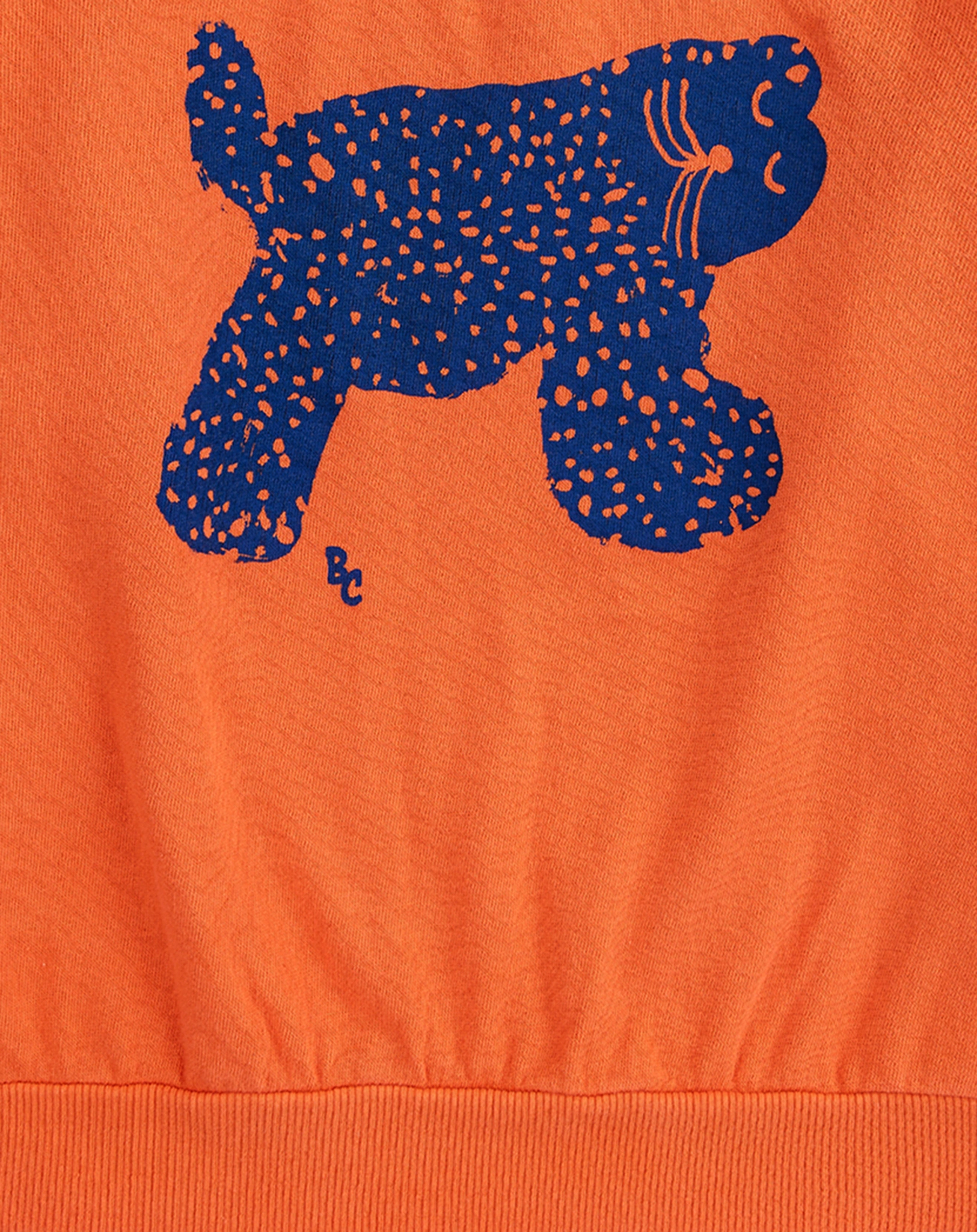 Sweatshirt BIG CAT in orange