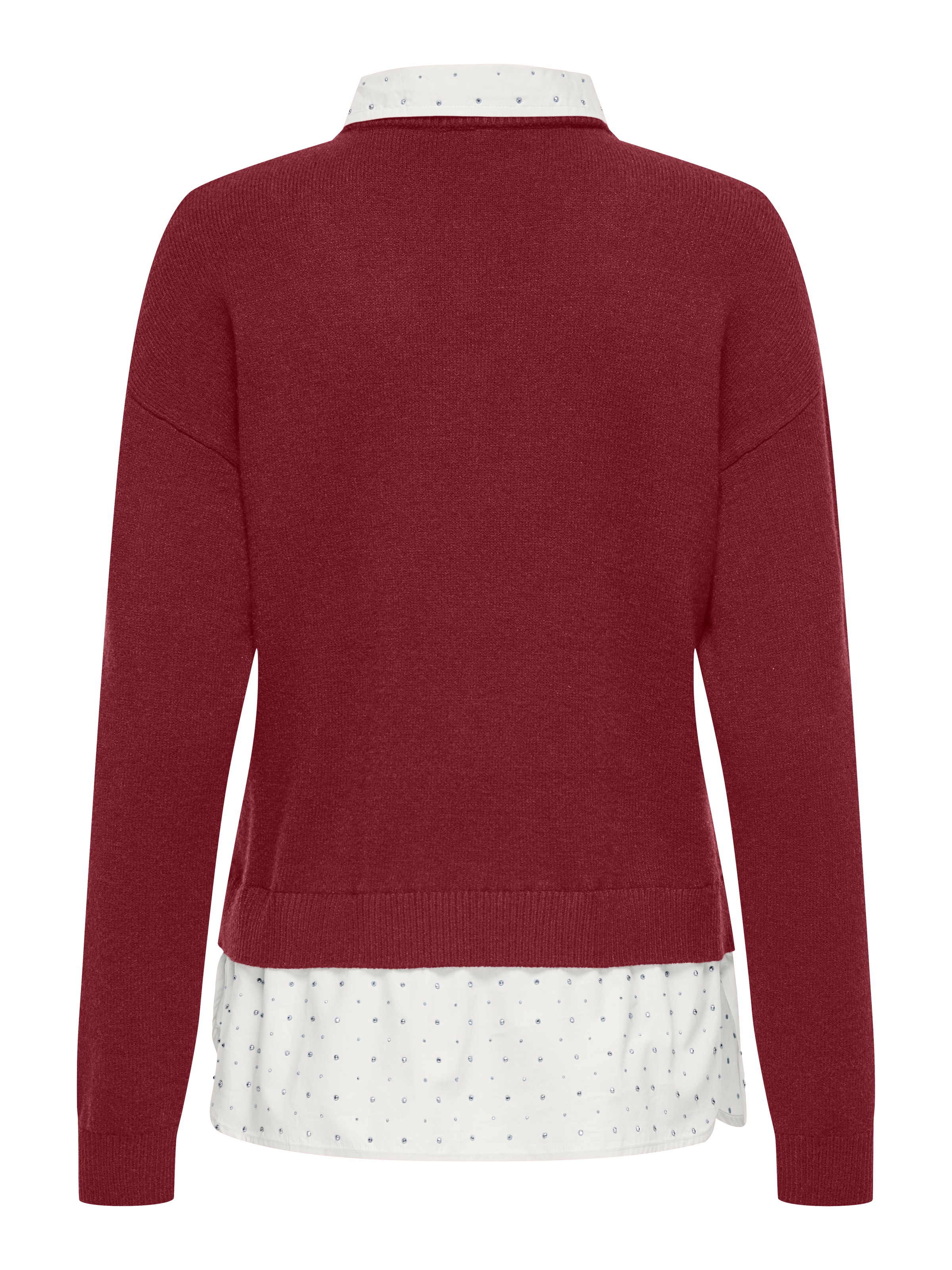 ONLY 2-in-1-Pullover »ONLDAGMAR LS COLLAR MIX KNT«