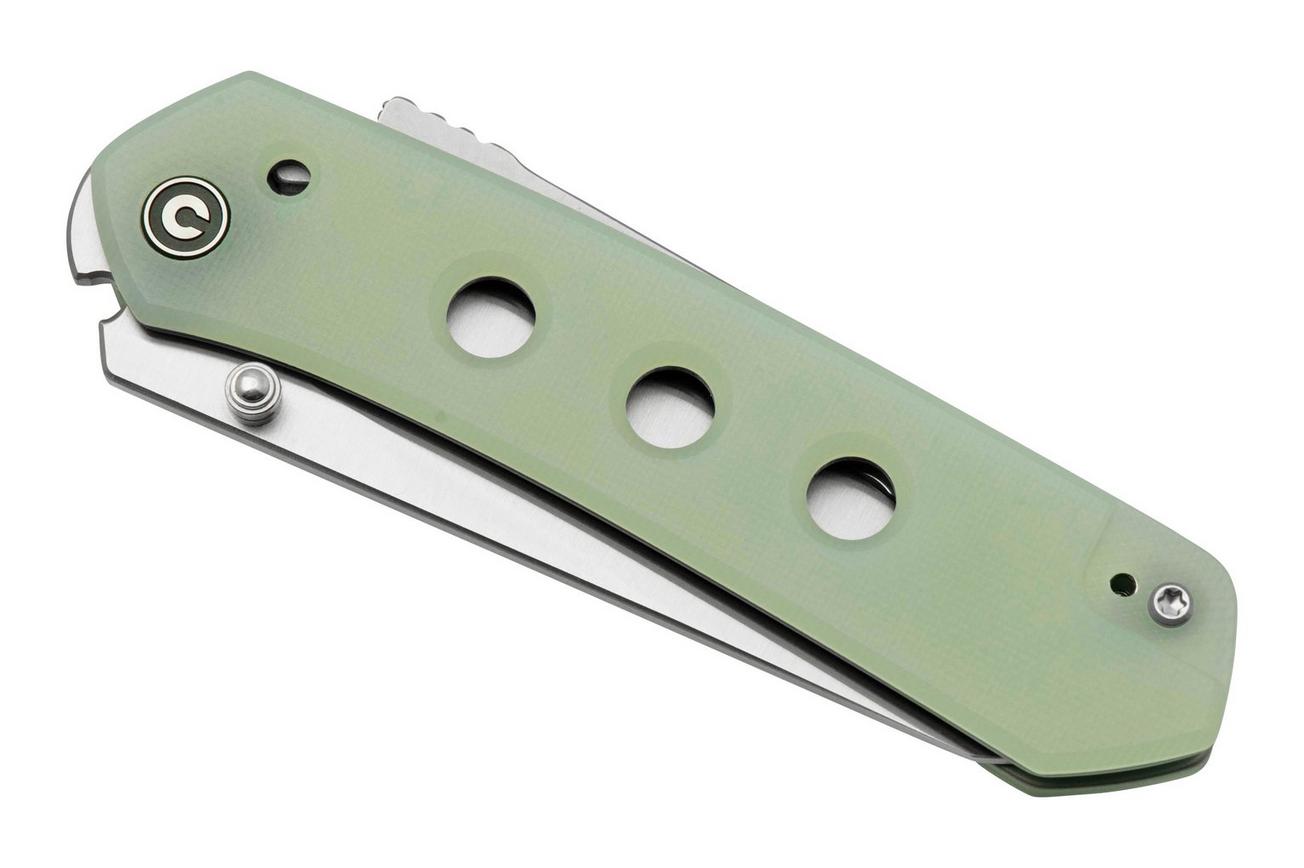 Civivi Vision FG C22036-2 Natural G10, Satin Nitro-V Blade, zakmes, Snecx Tan design