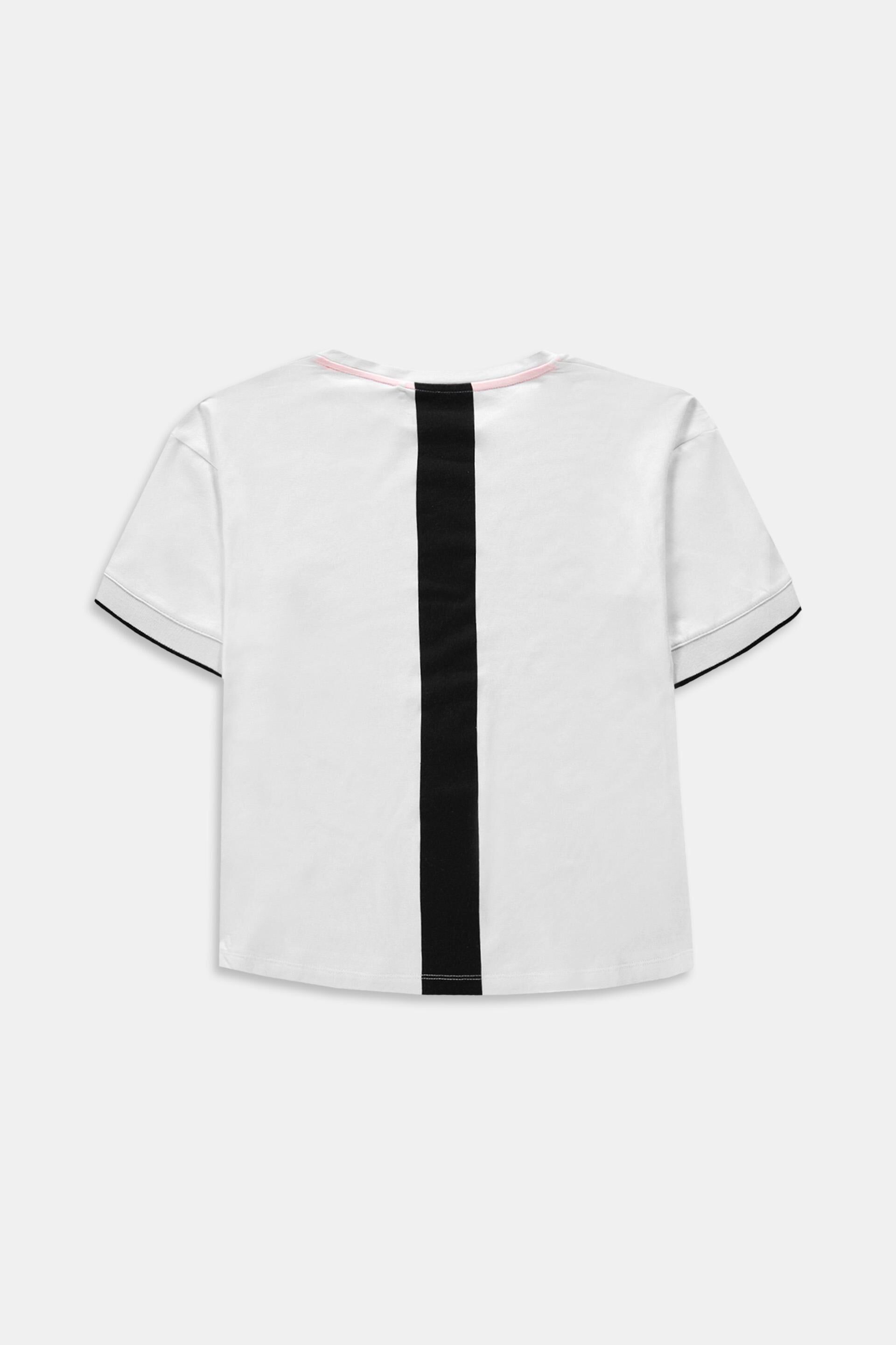 T-shirt en à imprimé positif