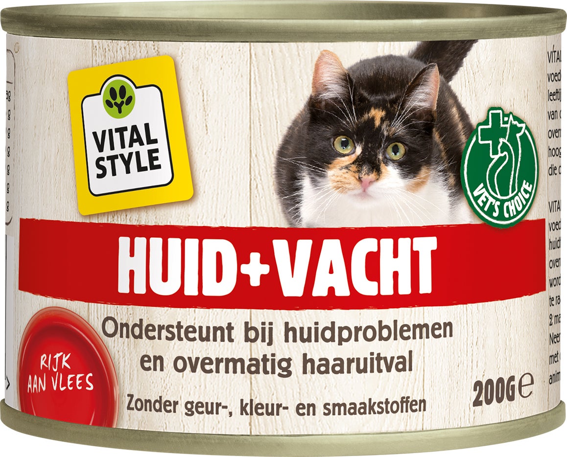 VITALstyle kattenvoer Huid en Vacht adult 200 g