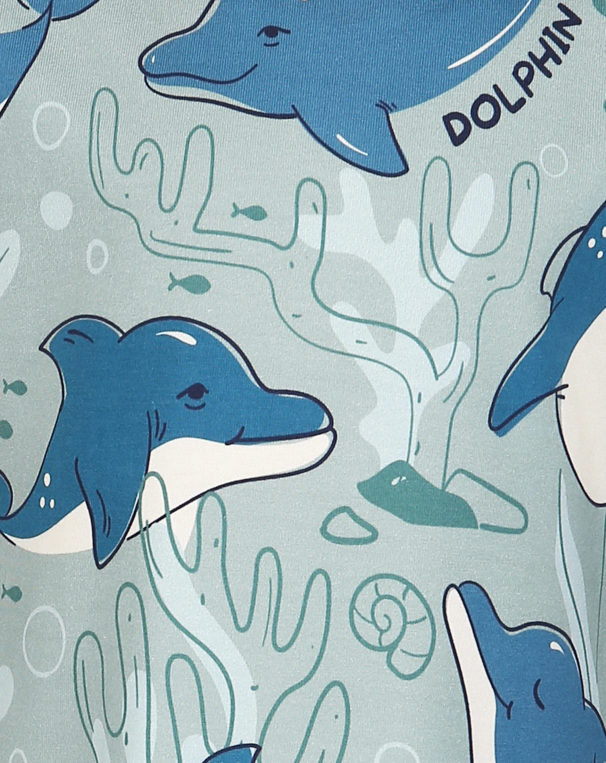 Kurzarmkleid DASHING DOLPHIN in blau