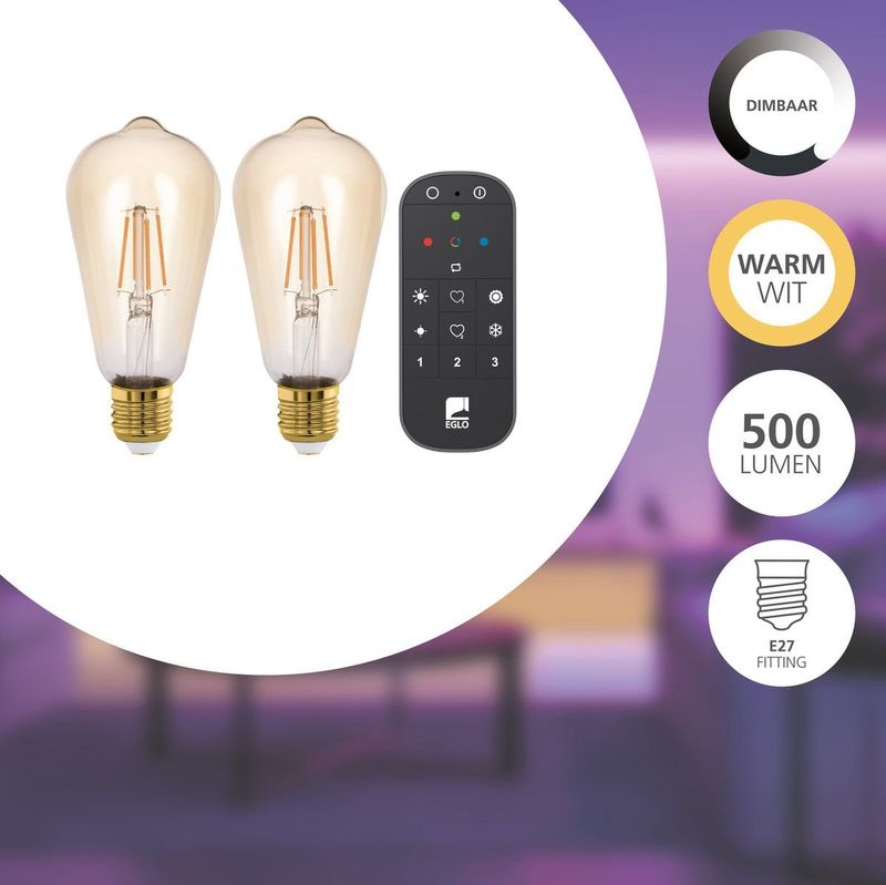 EGLO connect.z - Smart Starterspakket - LED Lampen - Dimbaar - Zigbee