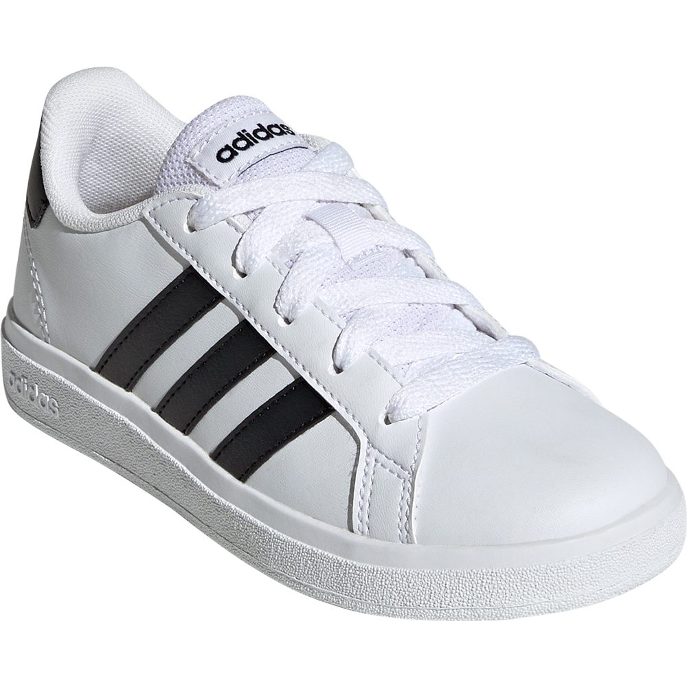 adidas Grand Court 2.0 Tennis Lace-Up Sneaker Kinder footwear white