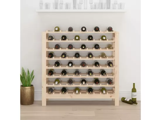 Casier à vin 109,5x30x107,5 cm Bois de pin massif