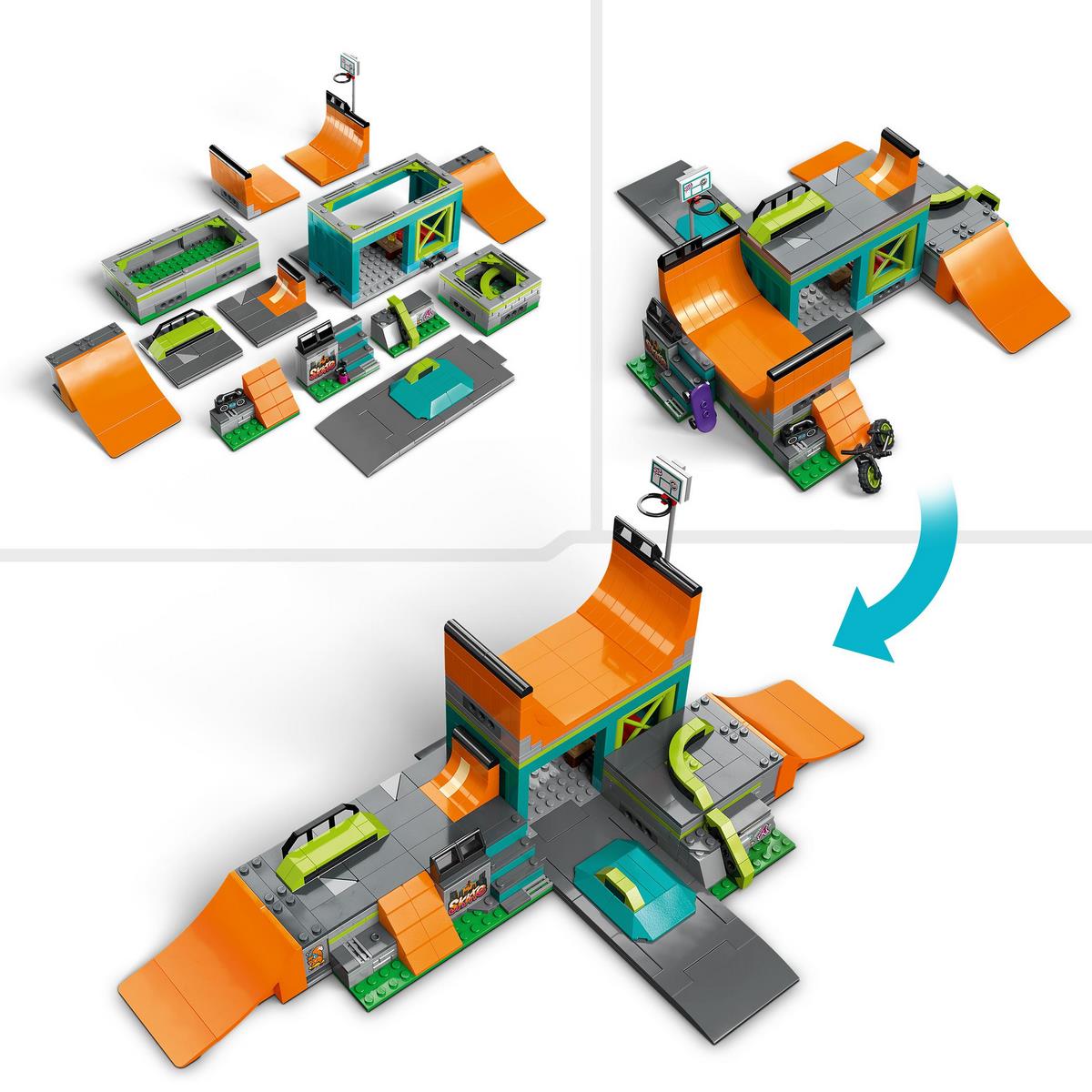 Skatepark urbain Lego City 60364