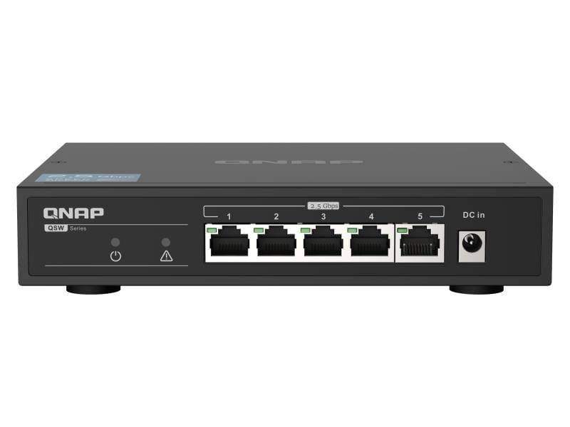 QNAP QSW-1105-5T, 2.5GbE Switch 5 Port QSW-1105-5T