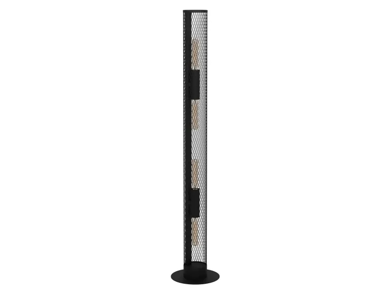 EGLO REDCLIFFE GULV 4XE27 SORT GITTER