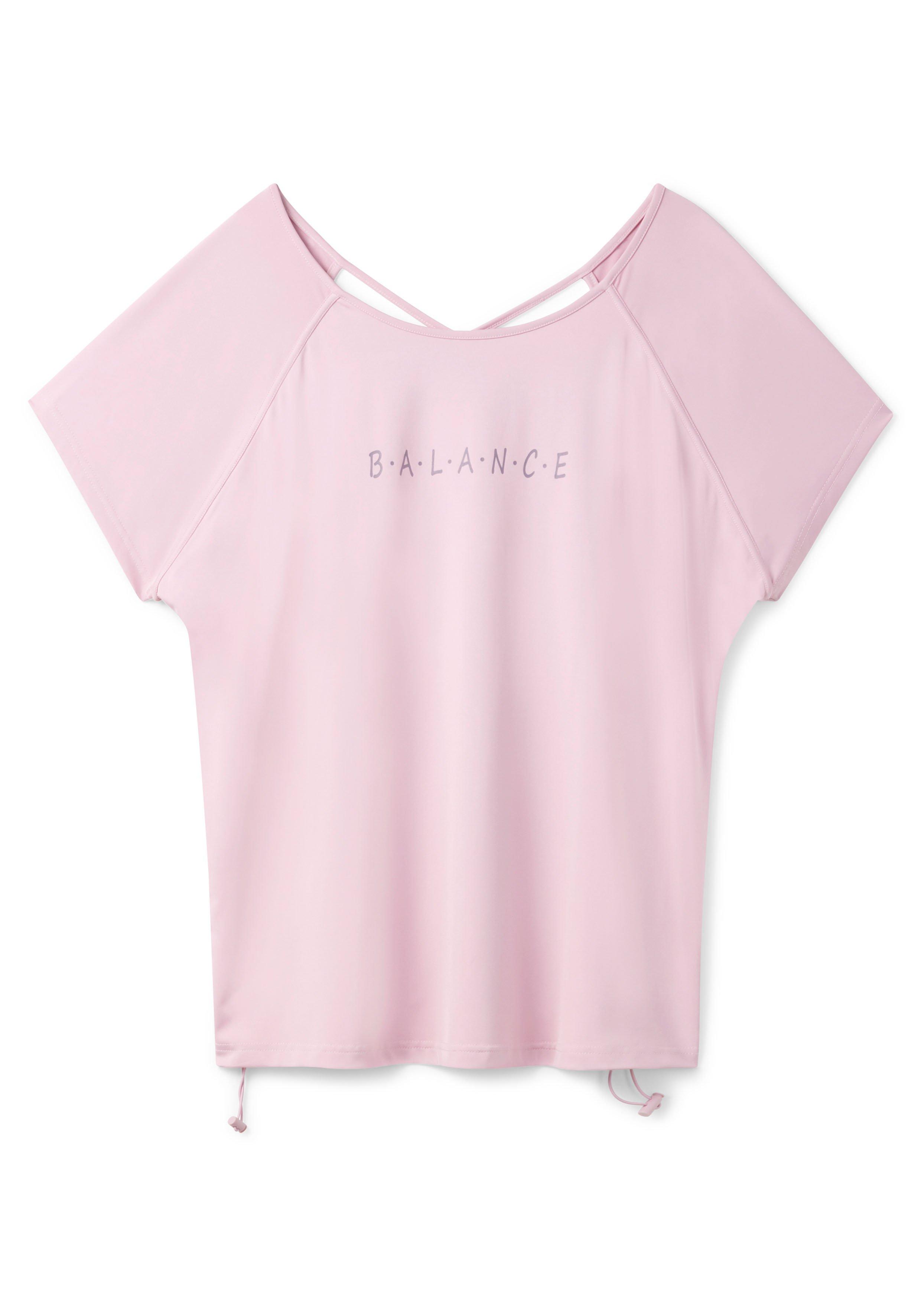 Funktionsshirt mit raffiniertem Rückenausschnitt