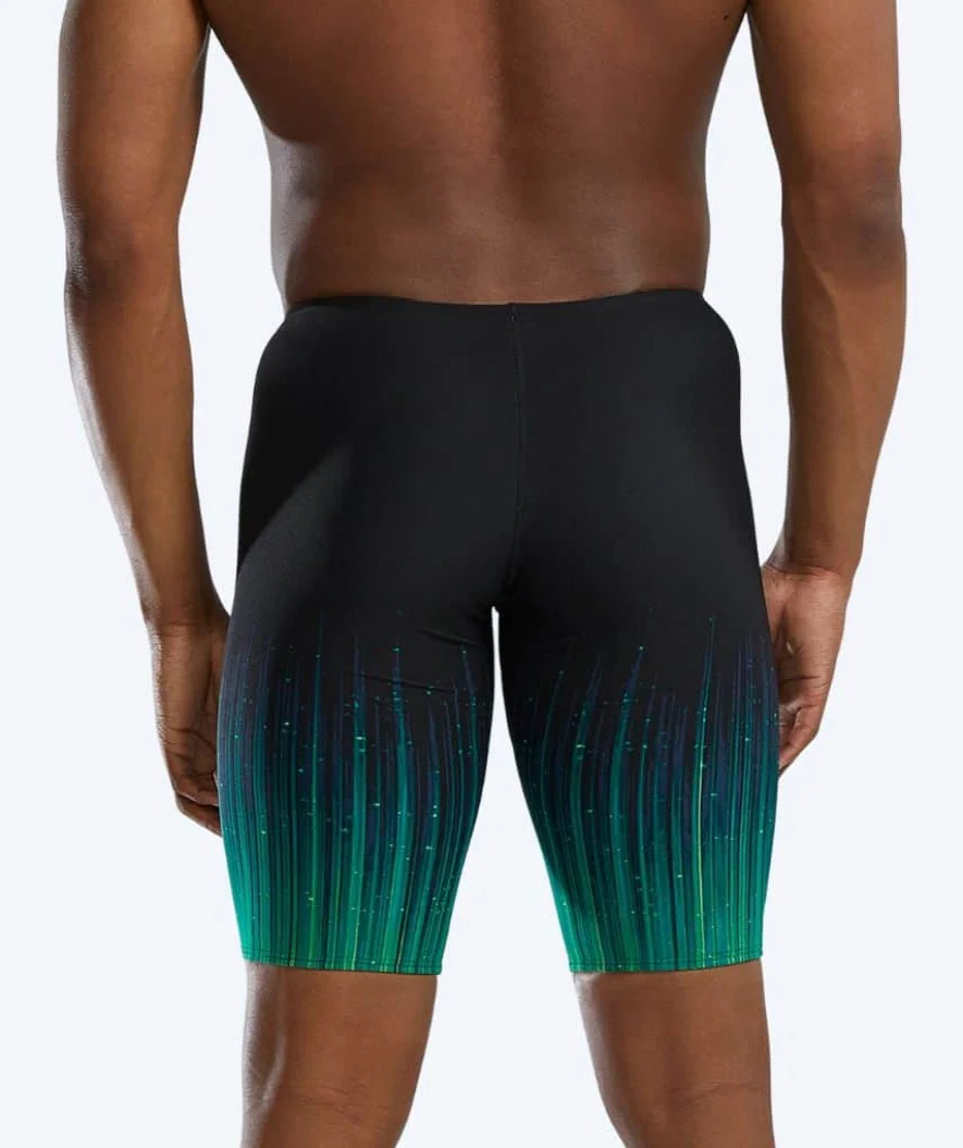 TYR lange badebukser til mænd - Durafast Elite Speedwarp - Sort/grøn