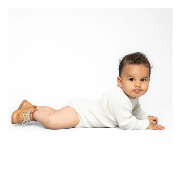 Minimalisma Body Côtelé Coton et Soie Bono | Ecru