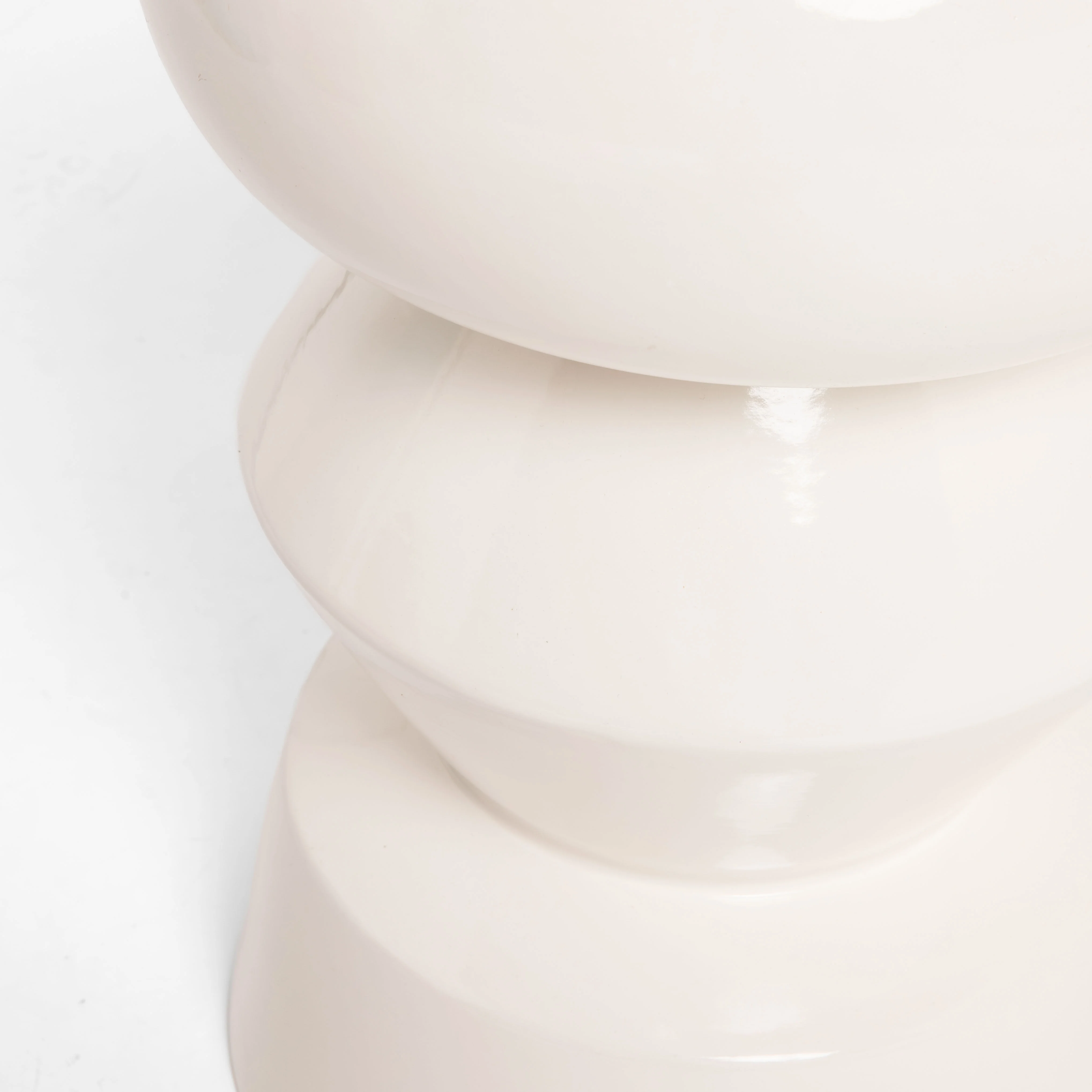 TOTÊME - Table d'appoint céramique | Beige