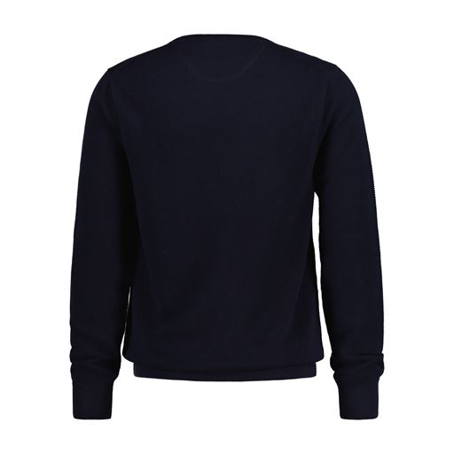 GANT Crewneck Striktrøje, Evening Blue, L