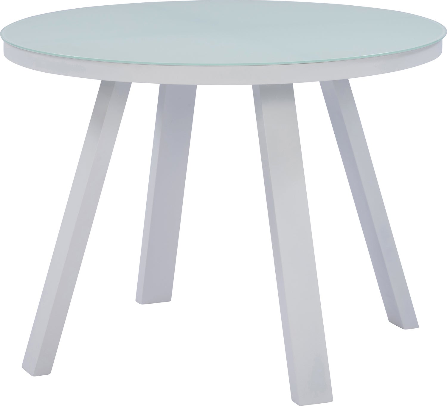 Intratuin eettafel Levi wit D 100 H 76 cm