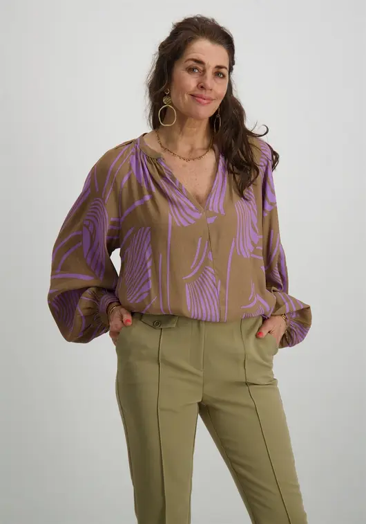 Aaiko Blouse Alanza print