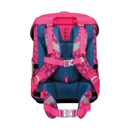 Scout Schulranzen-Set Sunny II Neon Safety Pink Glow mit Sporttasche, 4-teilig