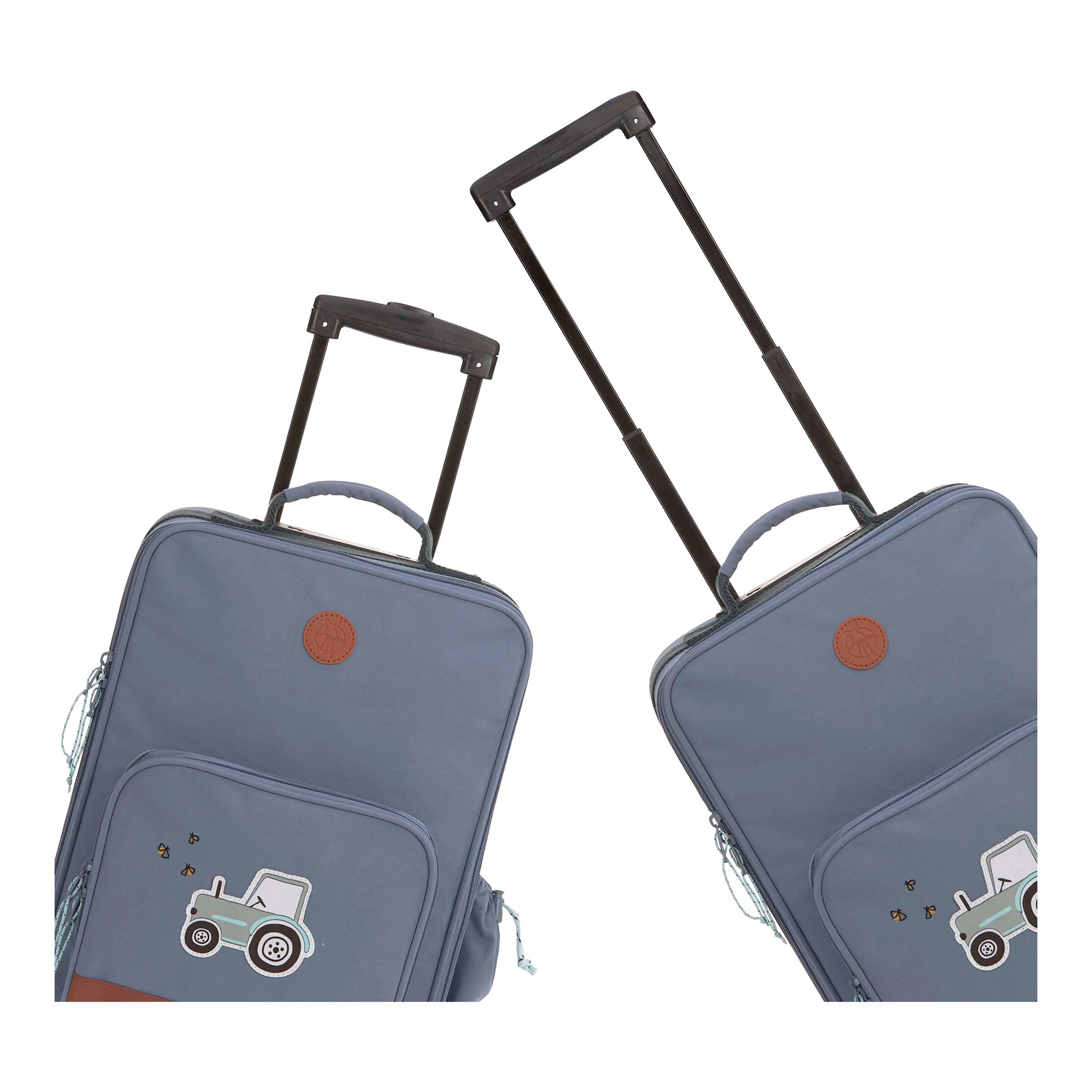 Lässig Kindertrolley Adventure Traktor - blue denim