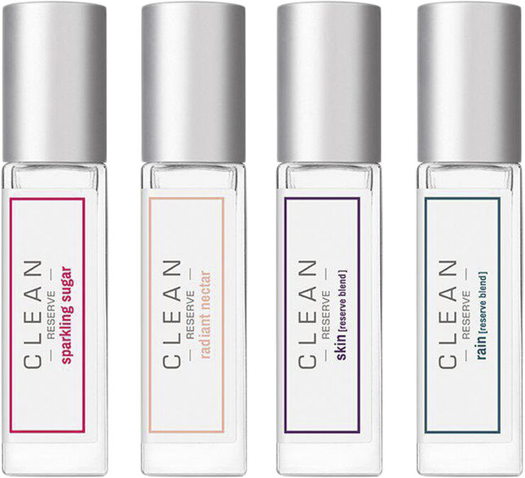 Clean Clean Reserve 4-Pack Rollerball Layering Set 4x5 ml