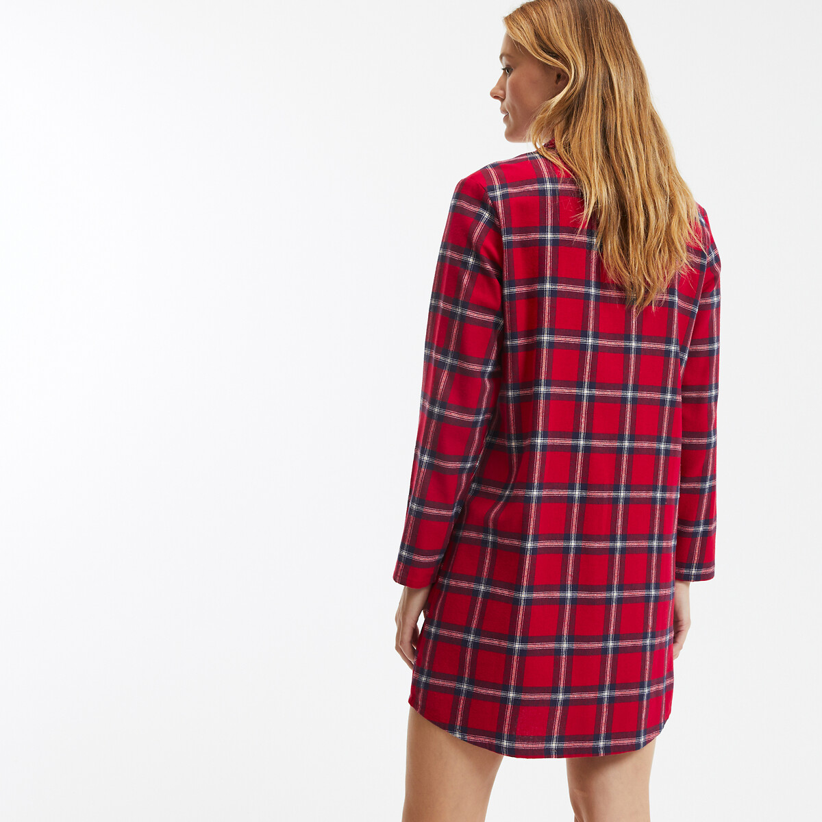 COLEÇÕES LA REDOUTE<br>Camisola xadrez de flanela