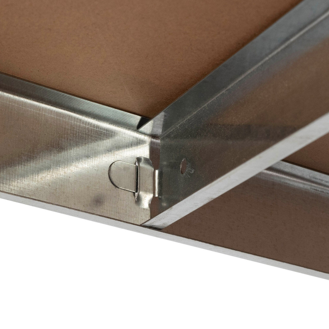 Pratik Garden Étagère d'angle charge lourde grise - 180x90x40 cm