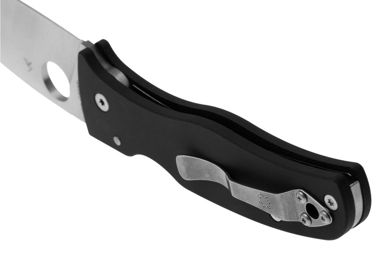 Spyderco Bodacious C263GP Black G10 zakmes, Sal Glesser design