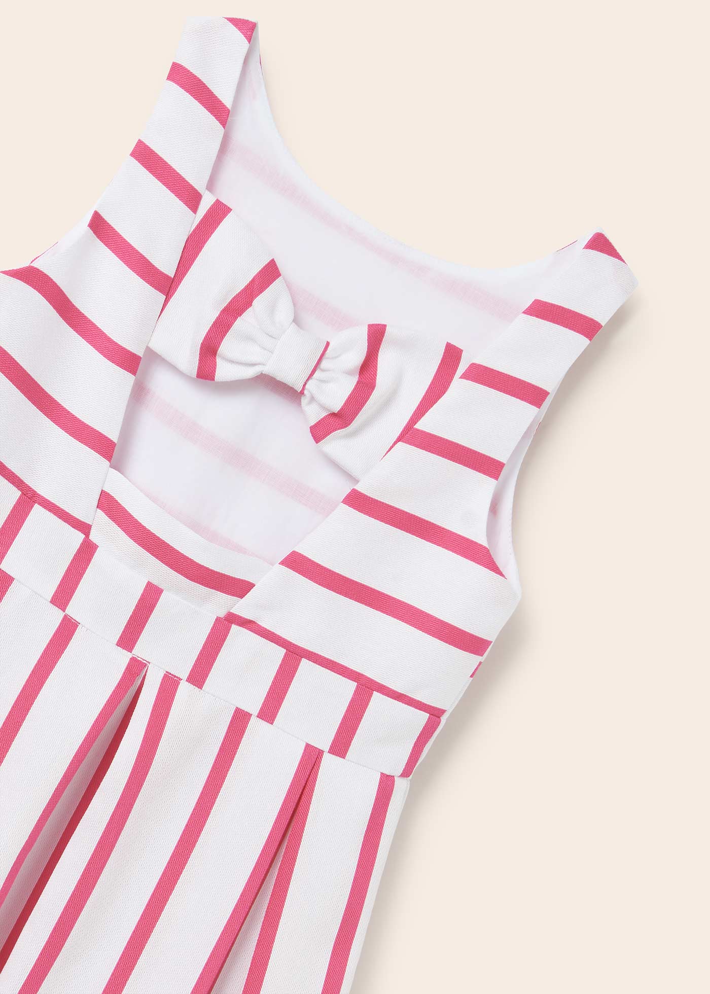 Vestido listrado para meninas