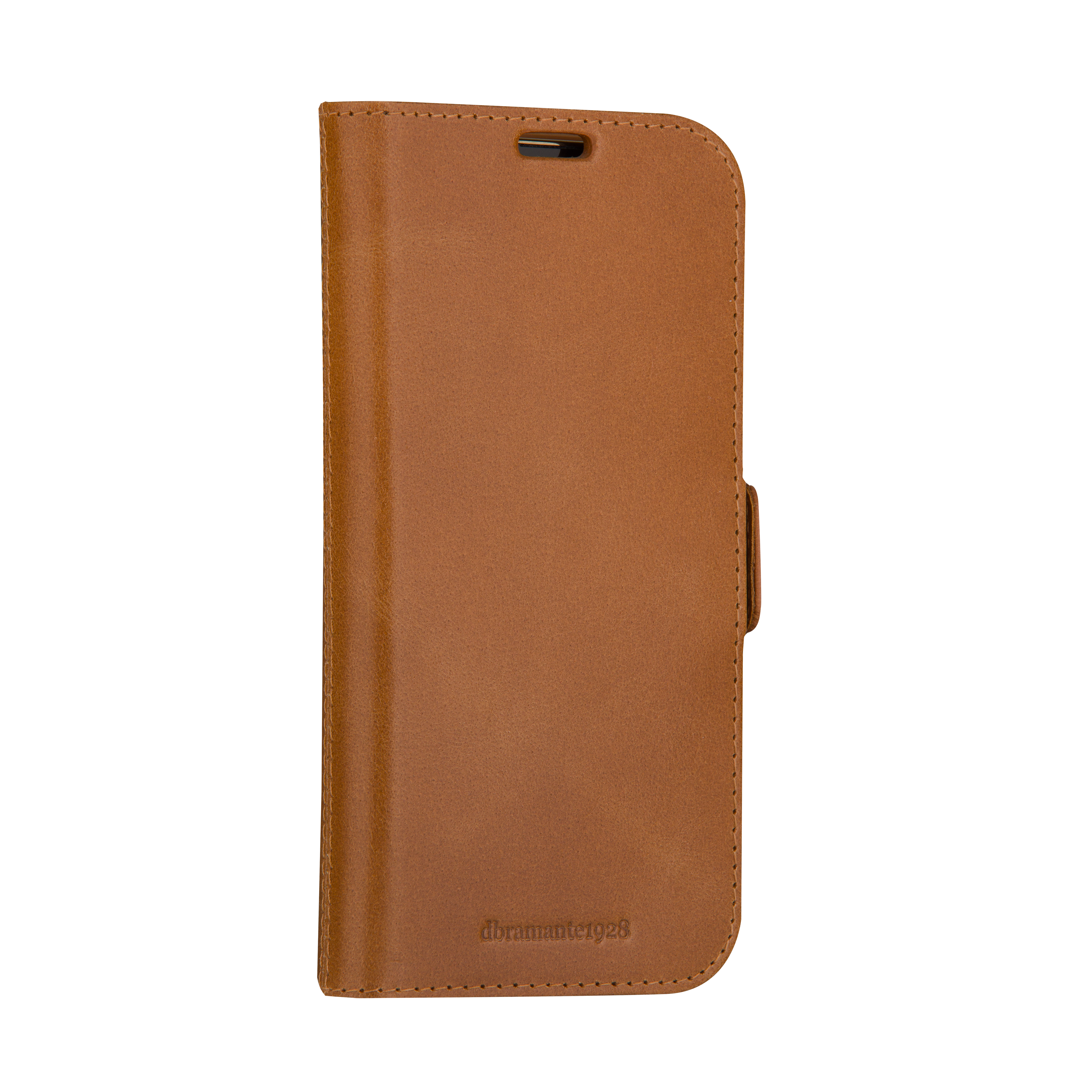 iPhone 15 Pro 2in1 Wallet Case Echtleder Tasche mit RFID Schutz Lynge (LY61GT001861) - Tan