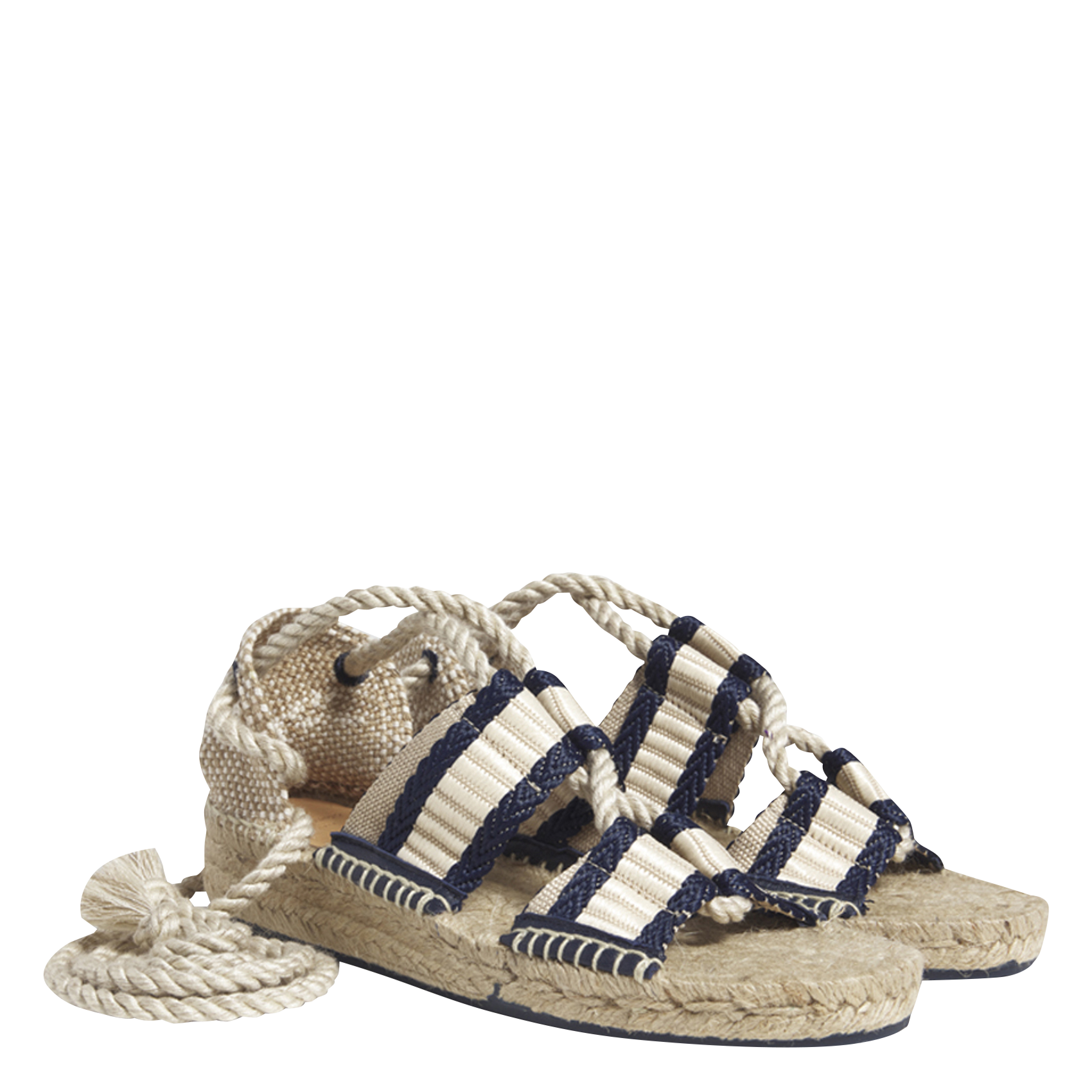 SAMY - Espadrilles plates| Beige
