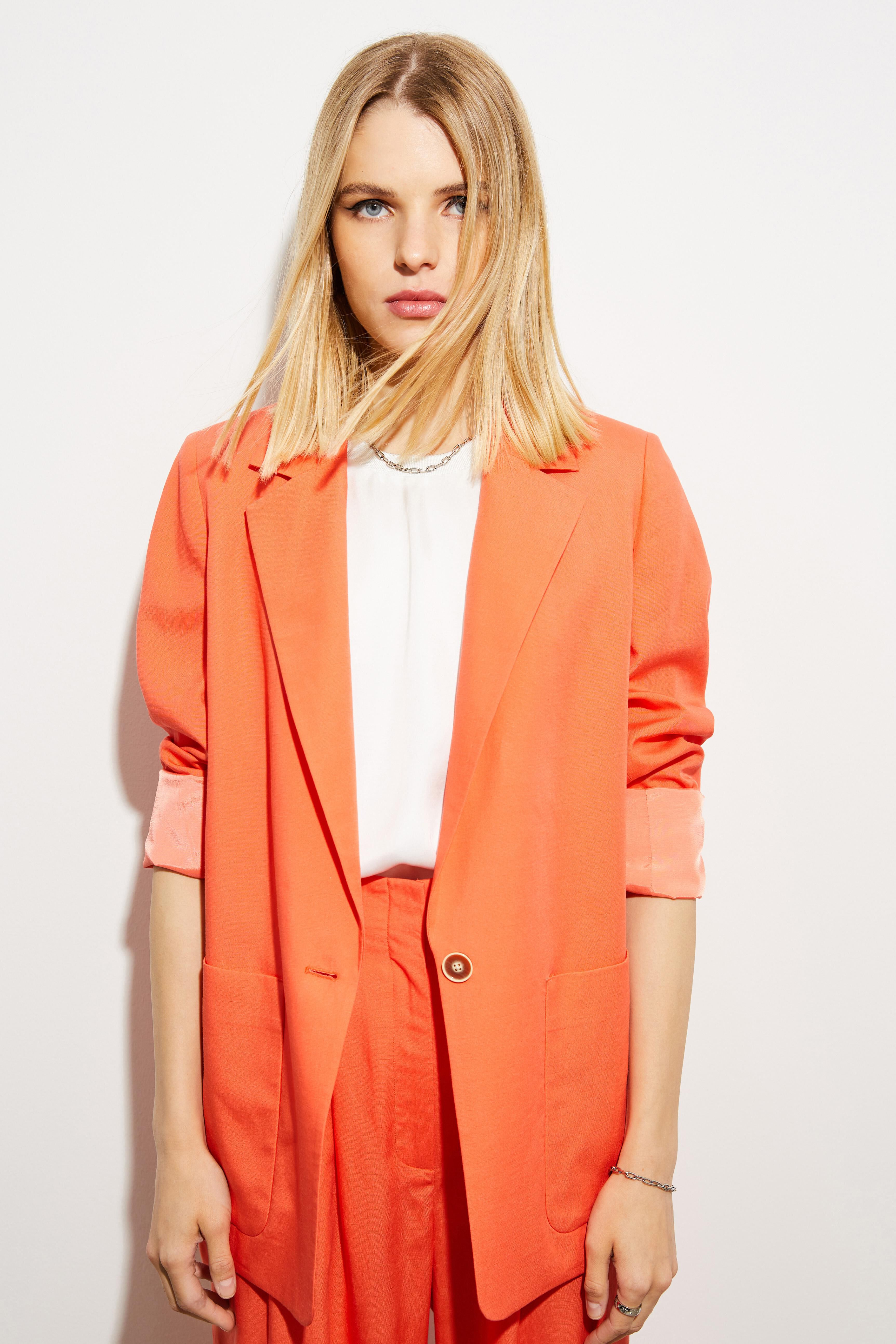 Blouse en satin, LENZING™ ECOVERO™