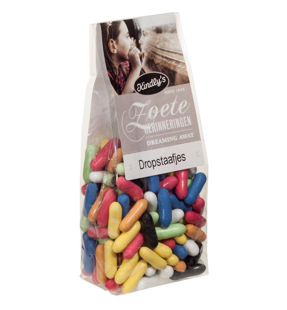 Kindly’s Dropstaafjes zoete herinneringen (170 gr)