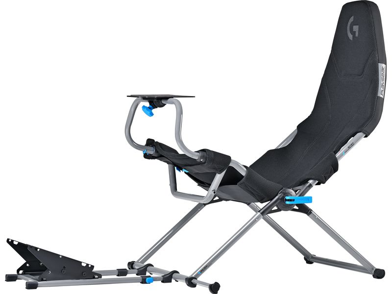 Playseat Challenge X – Logitech G Edition Grau/Schwarz Gaming-Stuhl mit zusammenklappbaren Design