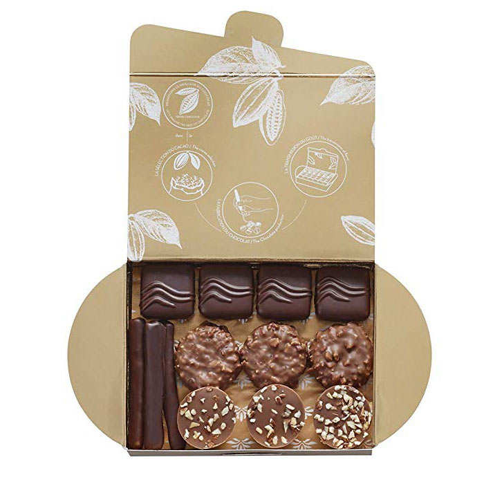 Ballotin assortiment de 25 chocolats - Valrhona