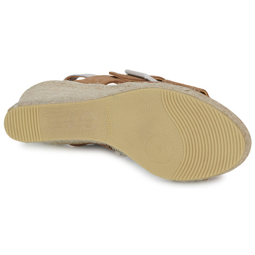 JB Martin - 1IRINA - CHEVRE VELOURS CAMEL / CRAIE