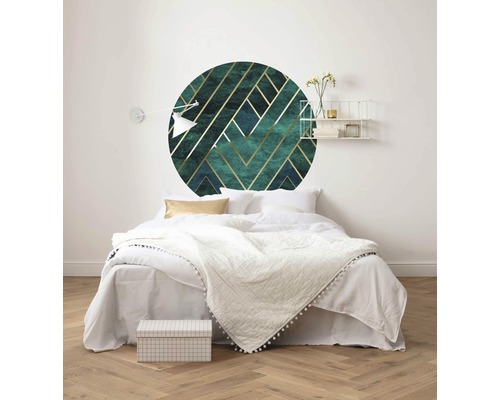 Zelfklevend fotobehang D1-022 Dot Jade Ø 125 cm