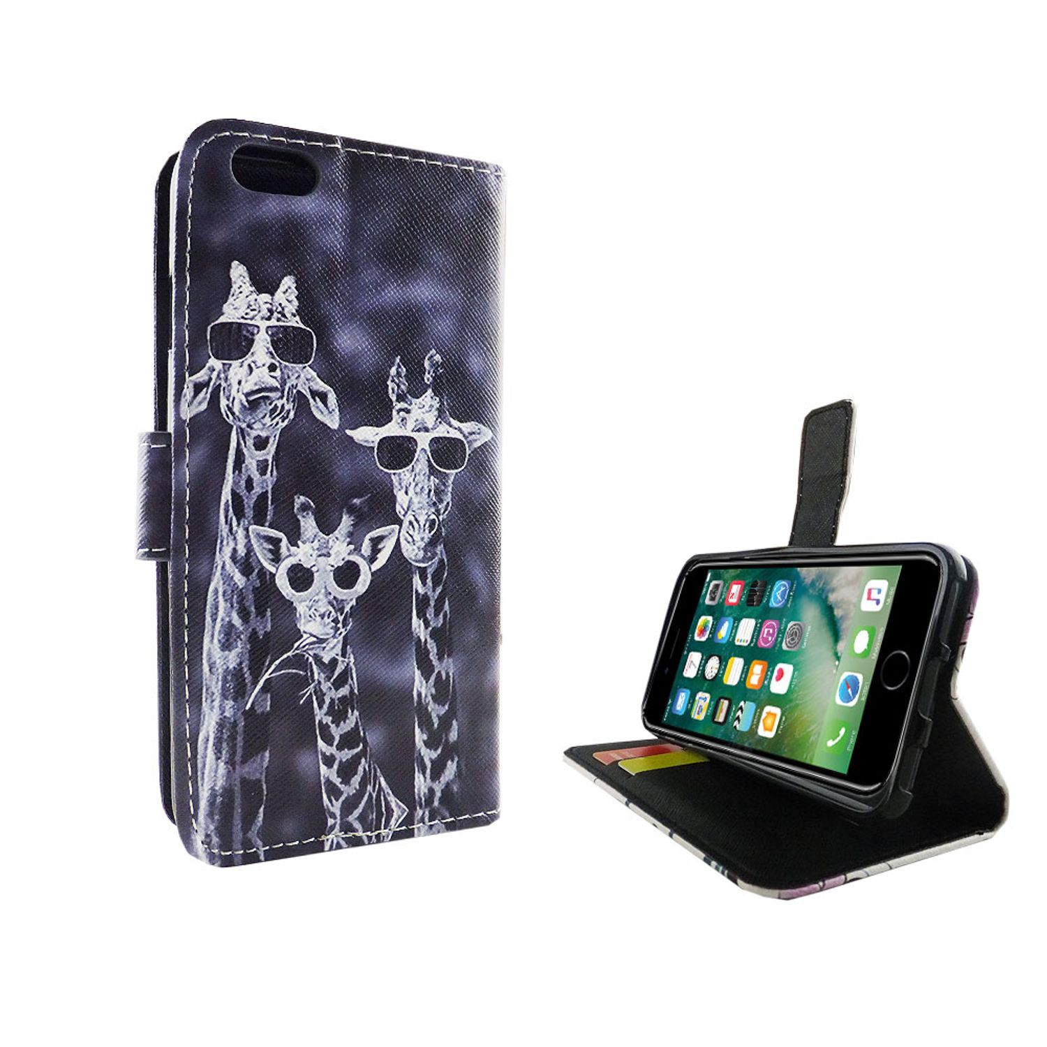 Hülle Handy Schutz für Apple iPhone 6 / 6s Case Cover Tasche Wallet Etui Bumper