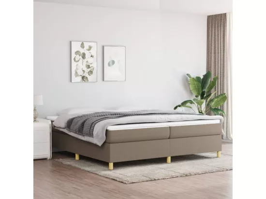 Sommier à lattes de lit Taupe 200x200 cm Tissu