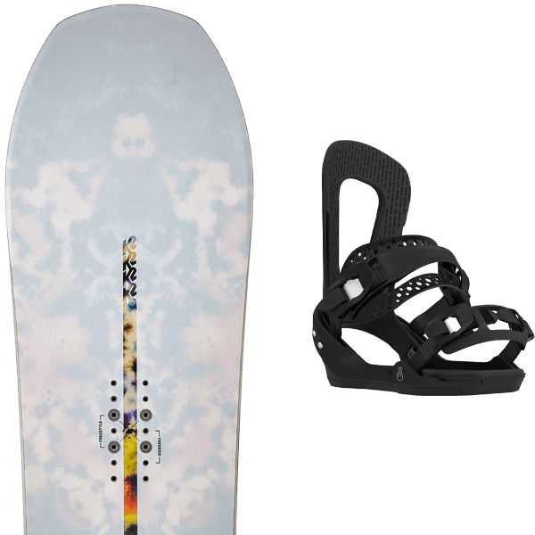 Pack snowboard K2 ALMANAC + Fix