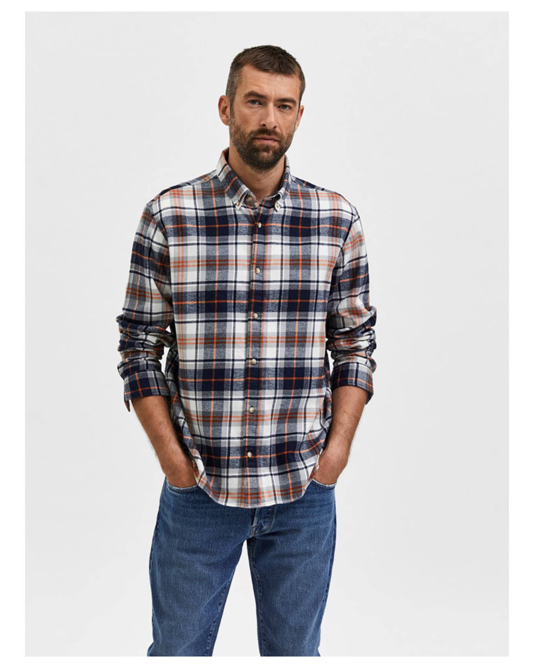 Selected Homme| Herren Hemd SLHRELAXRAND