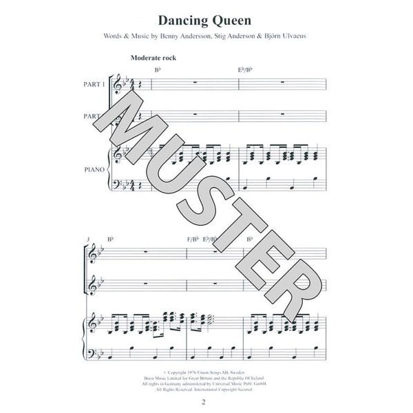 Novello & Co Ltd. Easy ABBA Chor