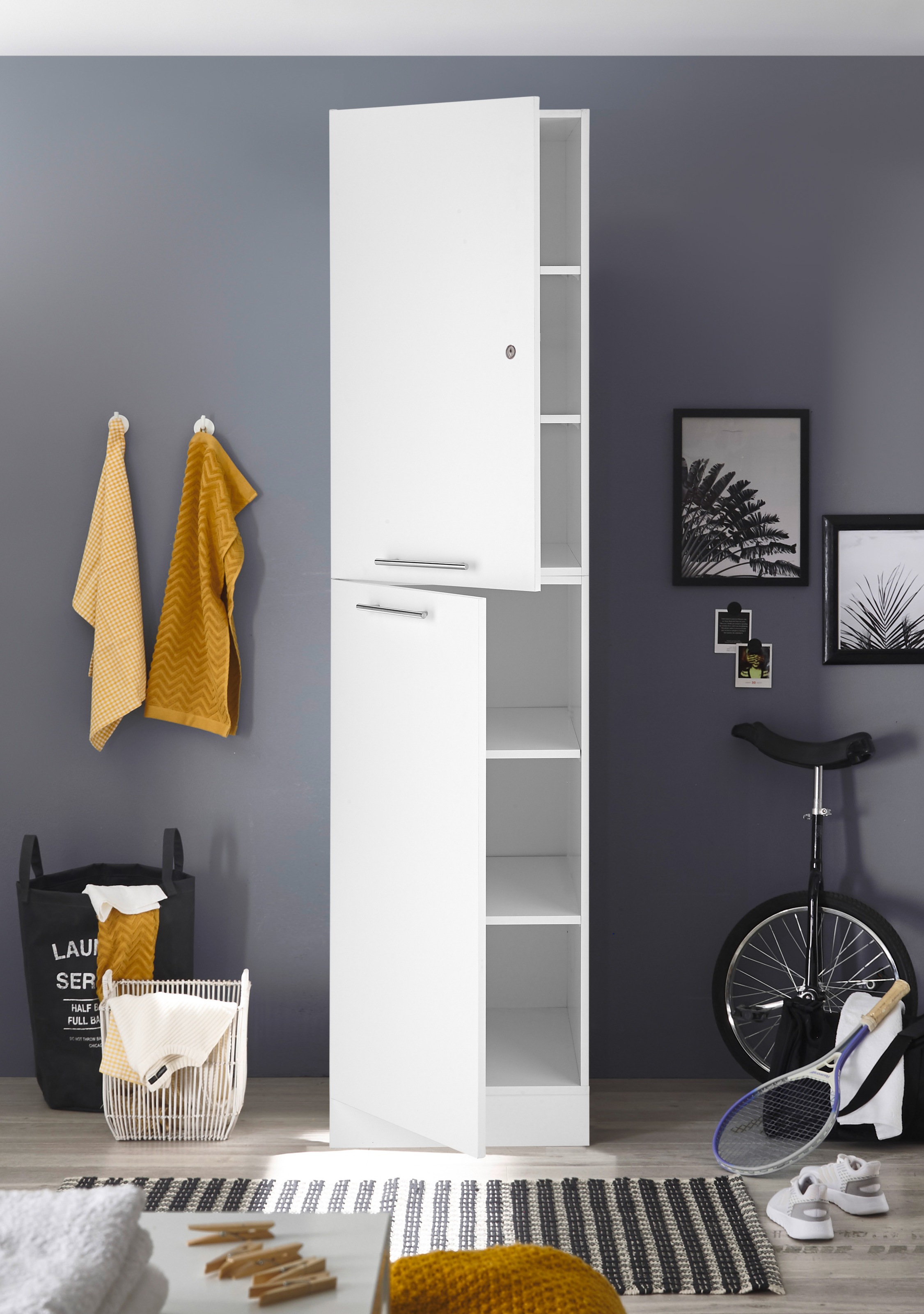 RESPEKTA Hochschrank »Clara« (B x T x H) 50 x 67,6 x 200 cm