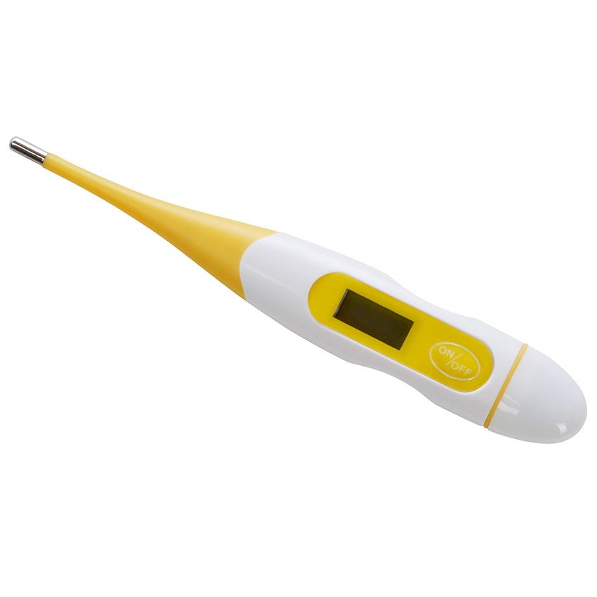 Thermomètre digital Aloha - Jaune - Ecru