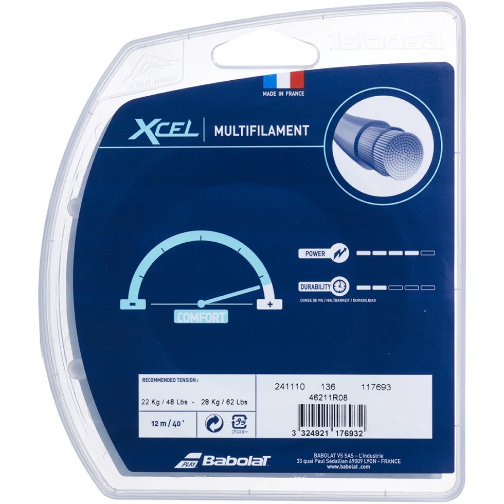 Babolat Xcel 12m Tennissaite blau