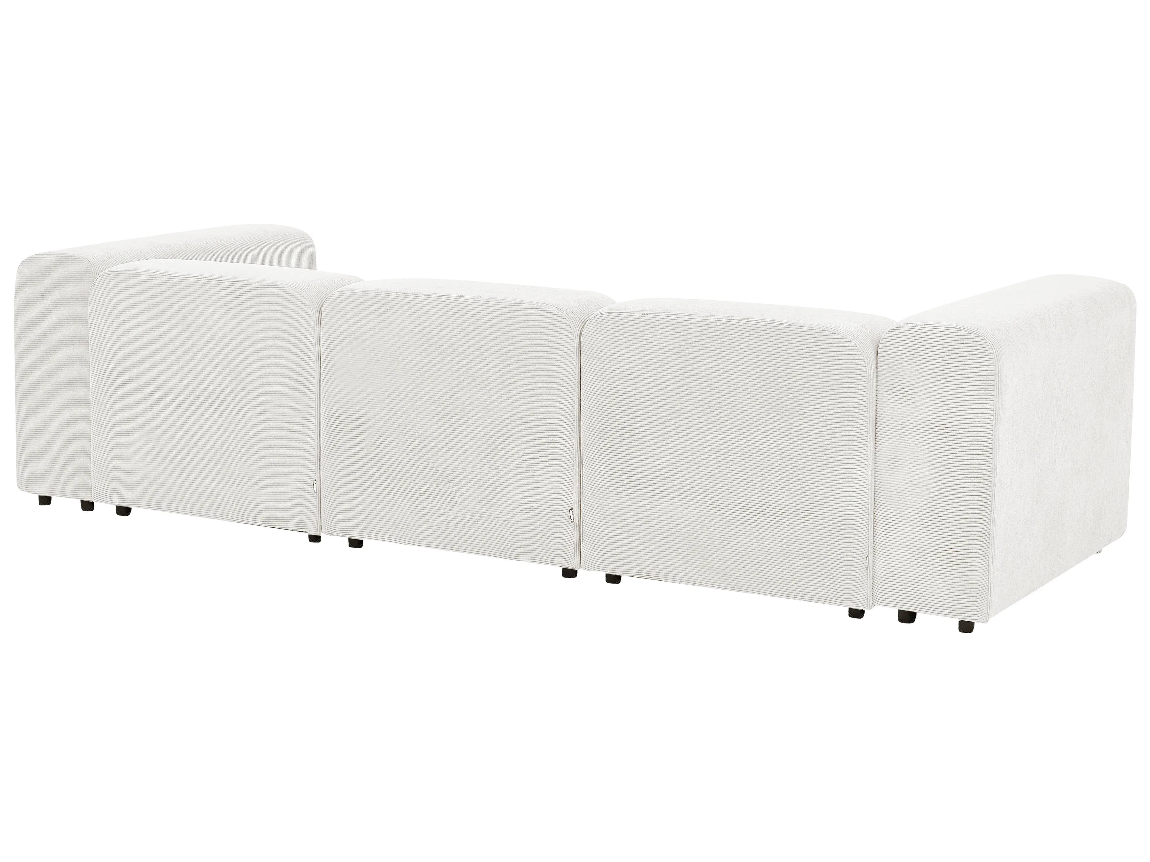 Modulaire bank 3-zits FALSTERBO Corduroy Gebroken wit
