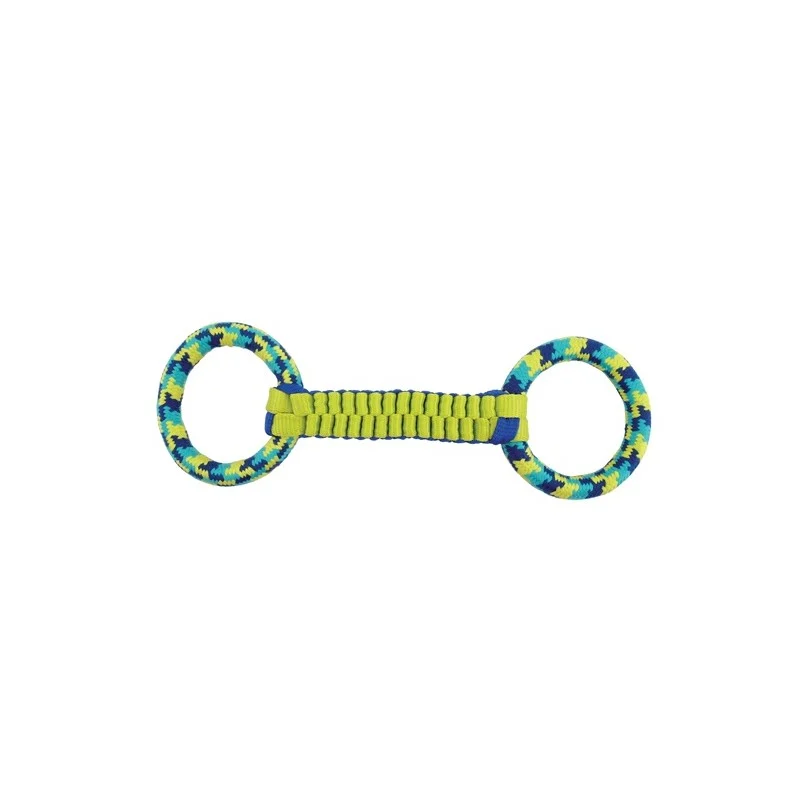 Brinquedo para cães Zeus Fitness Tug com corda torcida de nylon, 25 cm