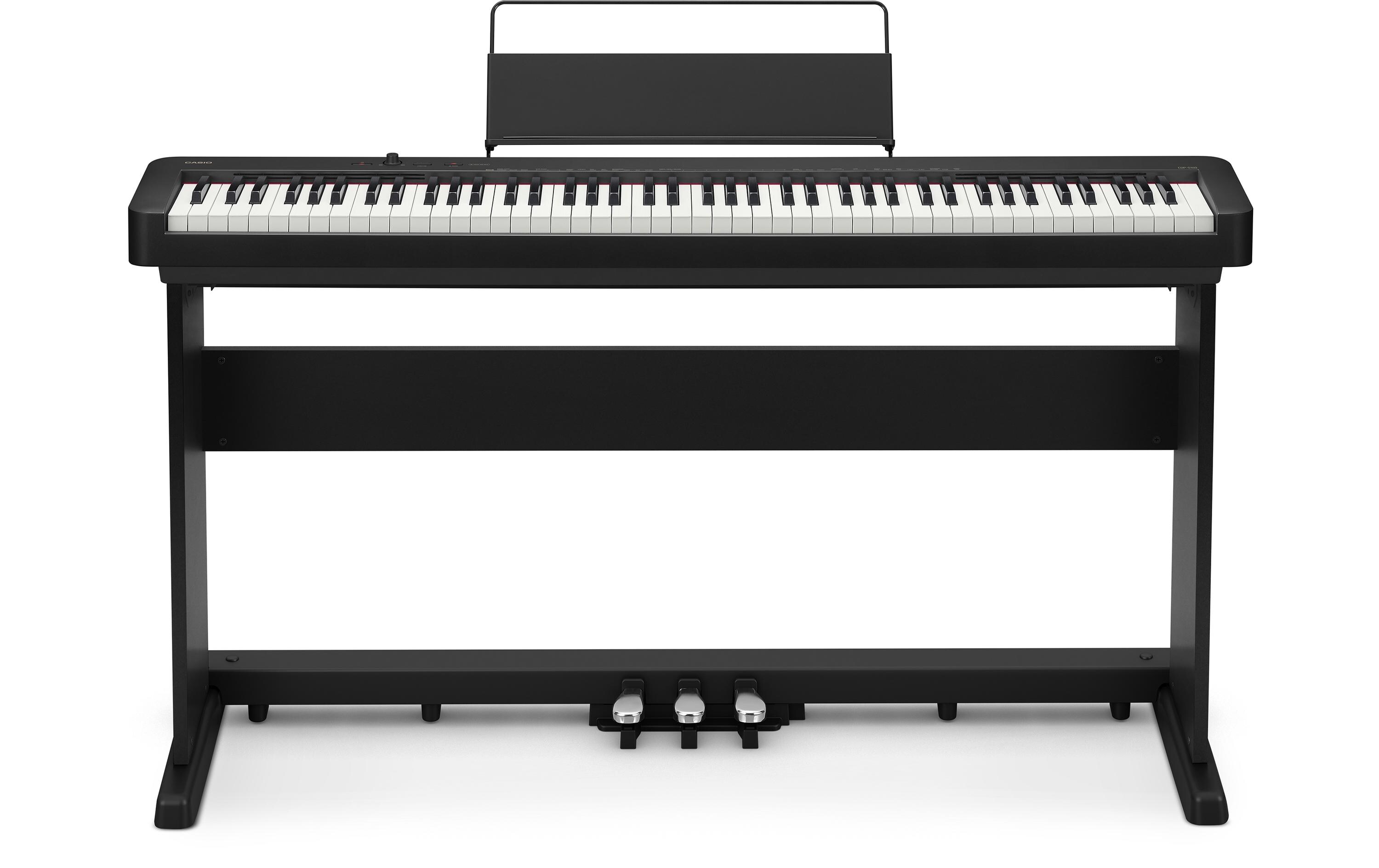 E-Piano CDP-S160 Set, Schwarz<br>Das Einsteigermodell der CDP-S Digitalpiano-Serie mit gewichtetem Scaled-Hammer-Action-Keyboard II mit 88 Tasten