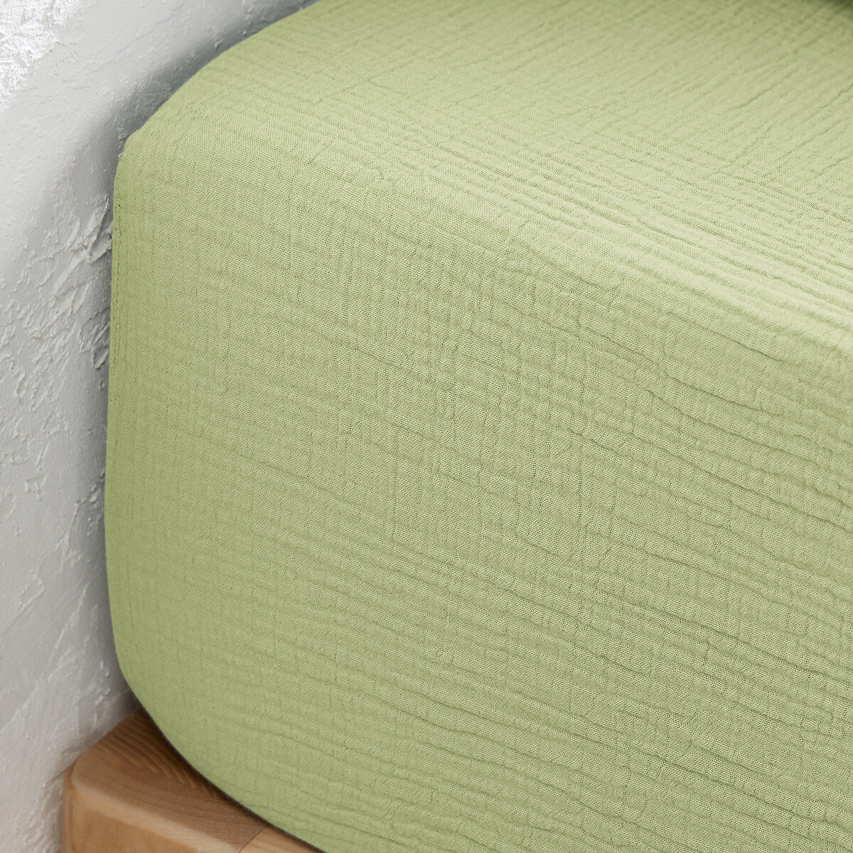 LA REDOUTE INTERIEURS<br>Lençol de baixo liso em tetra, dobrável 30cm, Kumla