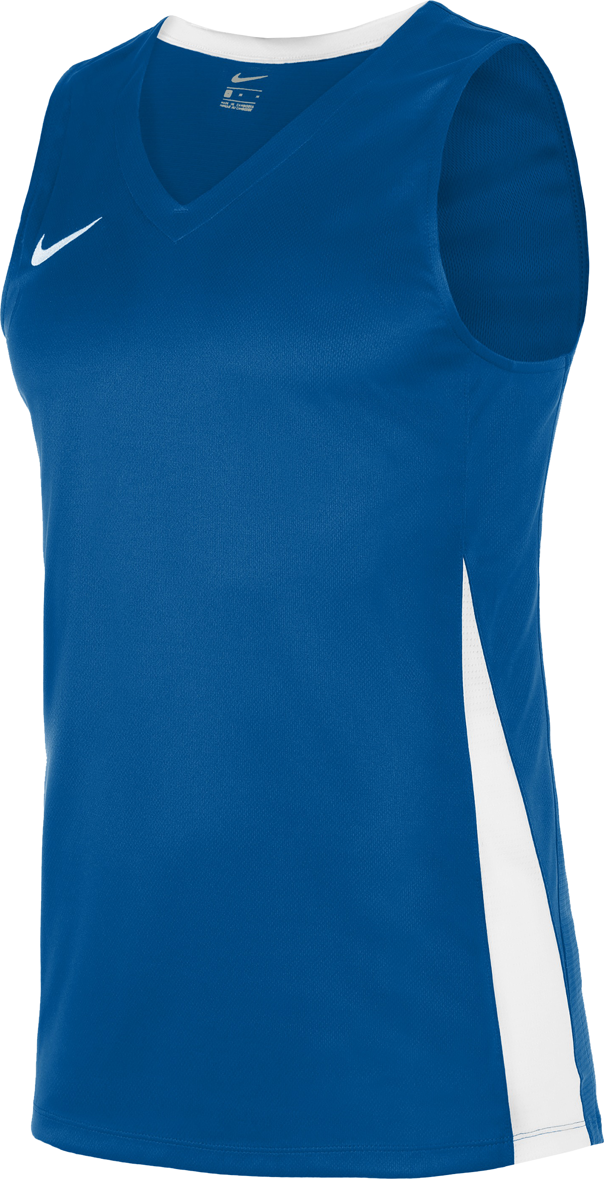 Nike Team Basketball Stock Trikot Blau Weiss F463
